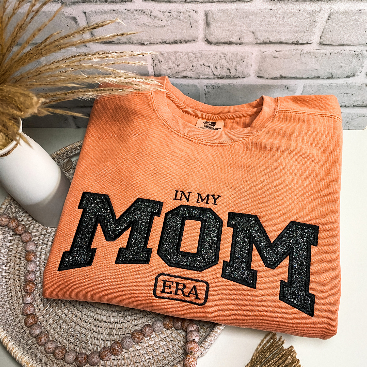 Glitter In My Custom Era Personalized Sweatshirt | Embroidered