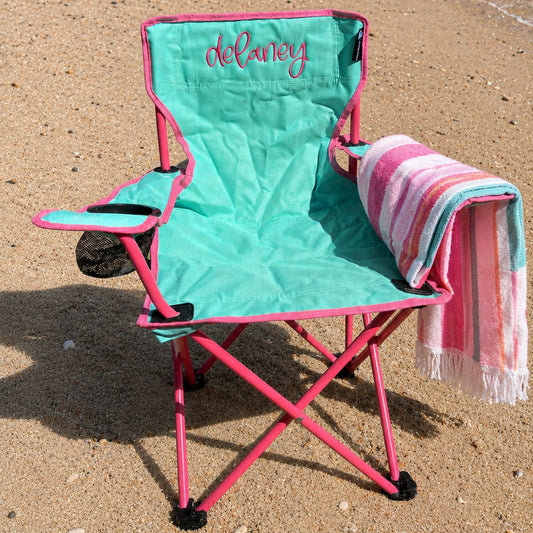 Personalized Embroidered Name Toddler Camping Chair